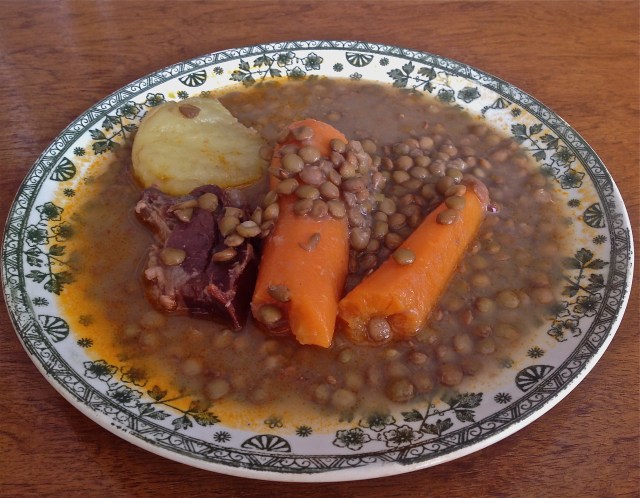 Lentejas estofadas