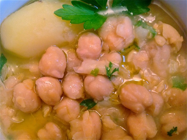 Garbanzos viudos