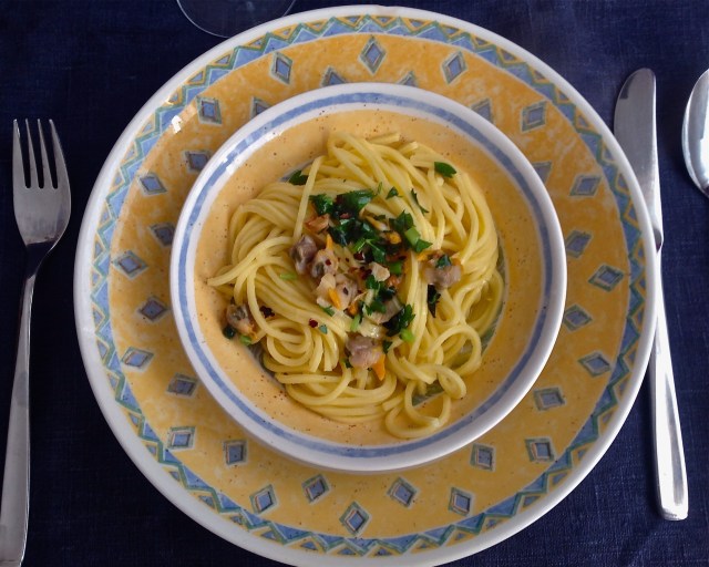 Espaguetis casi marineros