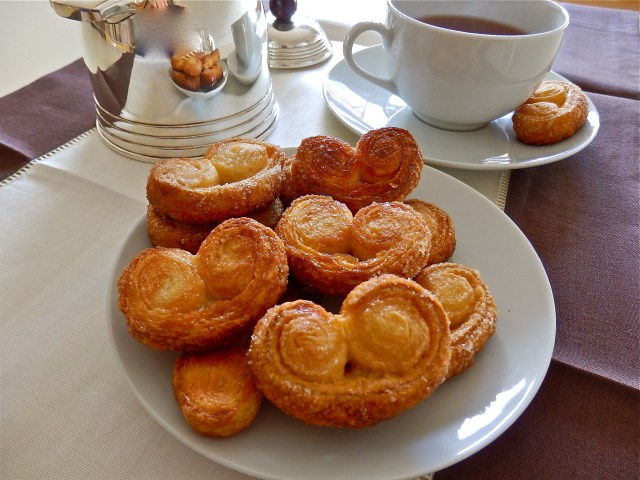 Palmeritas de hojaldre