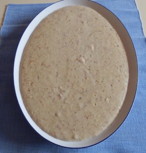 Masa de croquetas enfriando