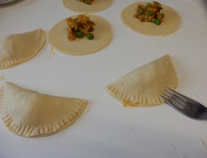 Rellenando y sellando