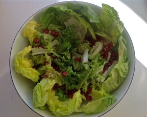 Ensalada con granada