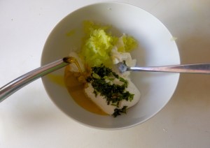 Mezclando ingredientes