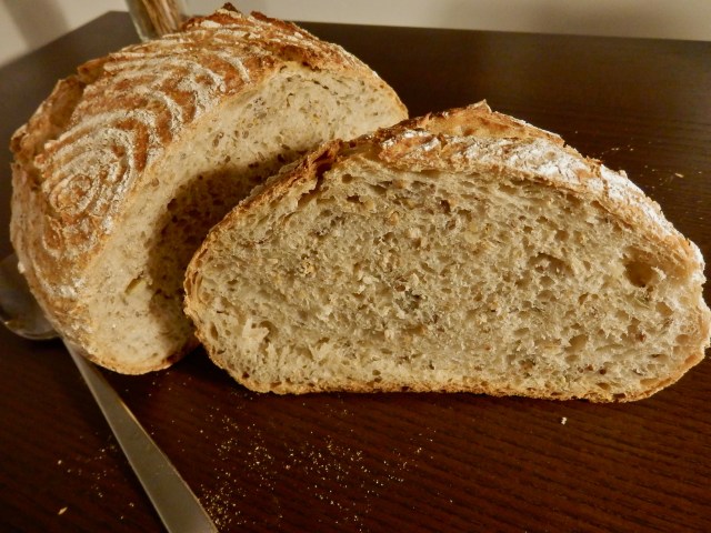 Pan en cazuela con semillas