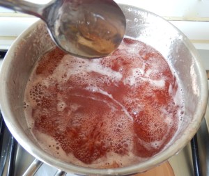 Prueba del hilo de la cuchara