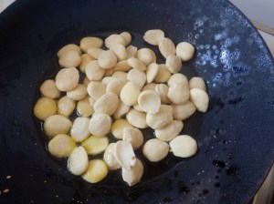 Dorando las almendras