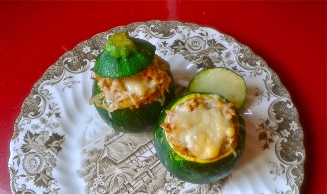 Calabacines rellenos de Marga