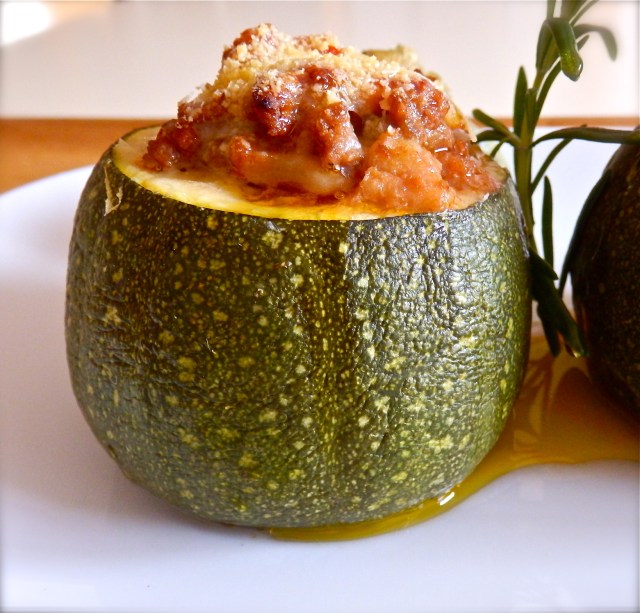 Mis calabacines rellenos