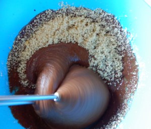 Añadiendo las nueces