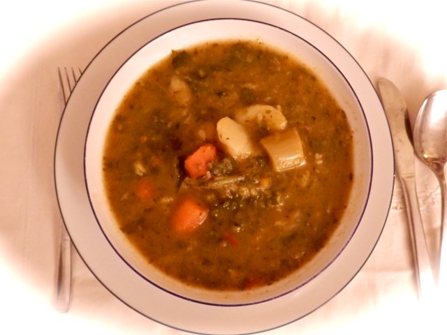 Sopa de verduras