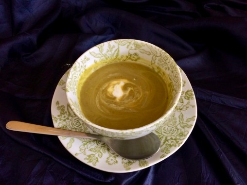 crema calabacín con yogur