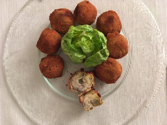 Alcachofas empanadas 3